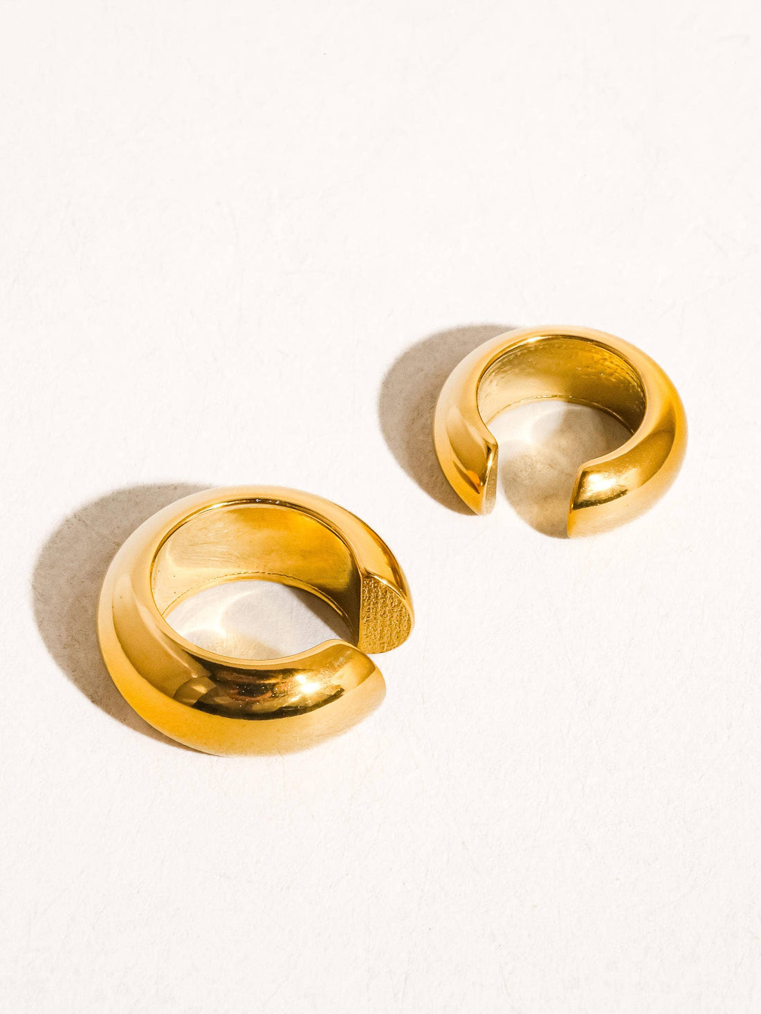 Enzo 18K Gold Non-Tarnish Small Ear Cuff